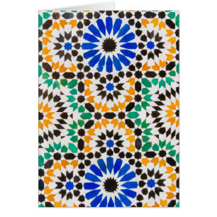 Decoración de mosaicos en el Bahia Palace