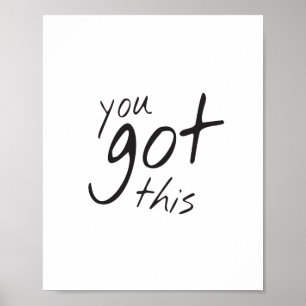 Decoración de motivación de la pared, usted