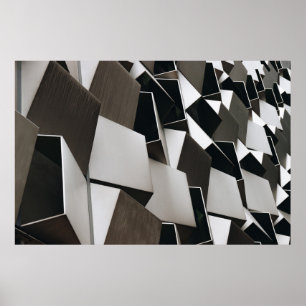 DECORACIÓN DE MURO MARRÓN Y NEGRO