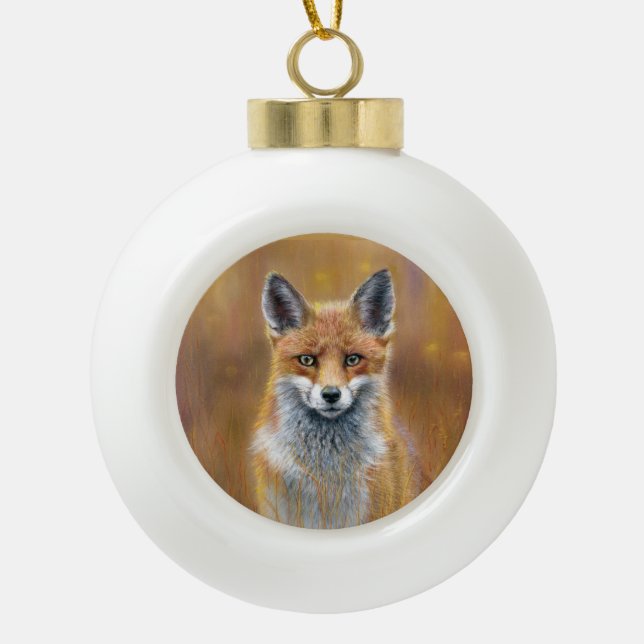 Decoración de Navidad de zorro (Anverso)