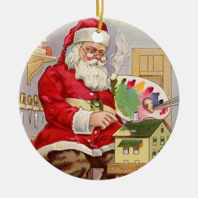 Decoración de Navidad Feliz en polaco (Frente)