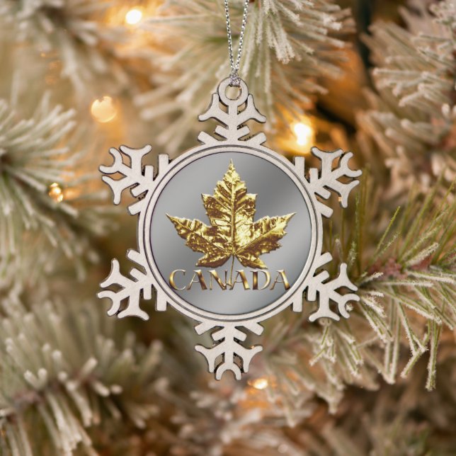 Decoración de Navidades Canadá Ornament Gold (Árbol)