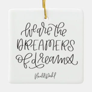 Decoración de Navidades de cerámica de adorno de v