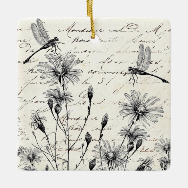 Decoración de Navidades de Flor Silvestre con escr (Anverso)