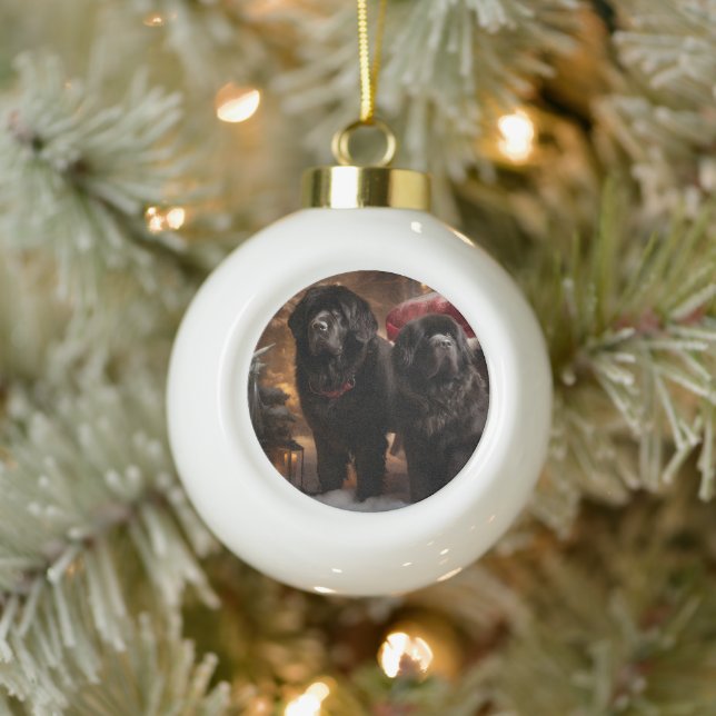 Decoración de Navidades de Newfoundland Snowy Slei (Árbol)