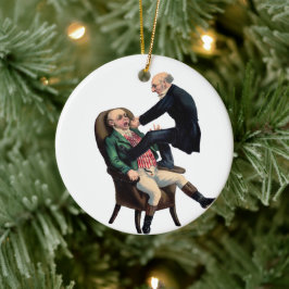 Decoración de Navidades de oficina dental