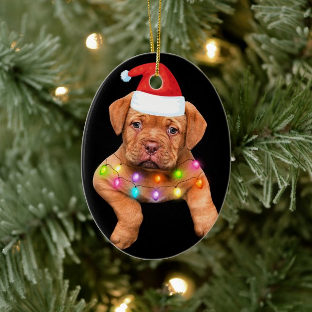 decoración de navidades del dogue de bordeaux para (Árbol)