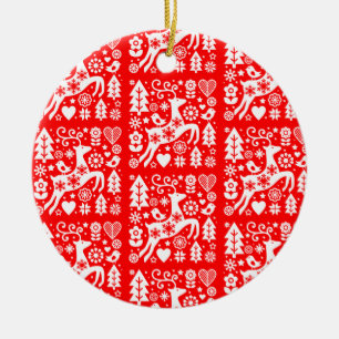 Decoración de Navidades nórdicos tradicionales