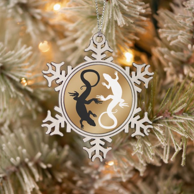 Decoración de Navidades Reptiles de Arte Lizard (Árbol)