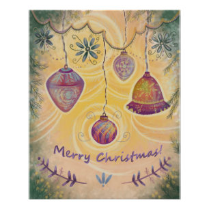 Decoración de navidades y Poster de árboles