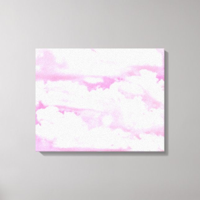 Decoración de nubes Rosa Feliz (Anverso)