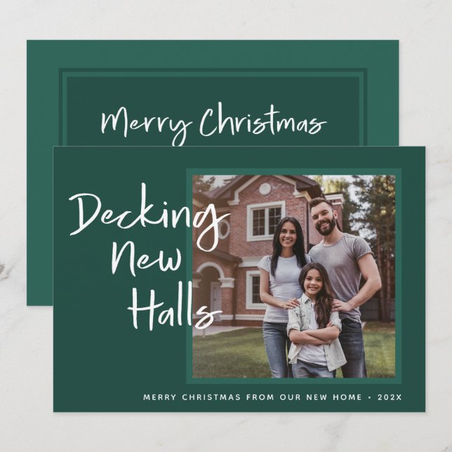 Decoración de nuevos salones | Invitación de movim (Anverso / Reverso)