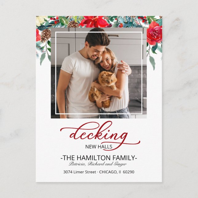 Decoración de nuevos salones Invitación móvil Foto (Anverso)