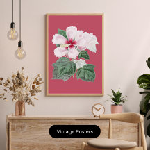 decoración de oficina vintage espléndido hibisco