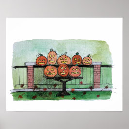 Decoración de otoño para el hogar, impresión de Ja