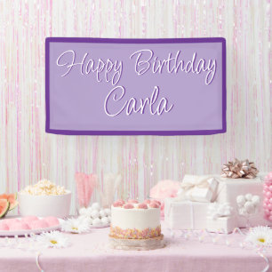 Decoración de pancartas de cumpleaños - Nombre per