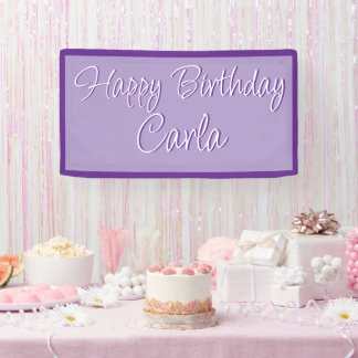 Decoración de pancartas de cumpleaños - Nombre per