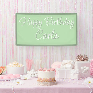 Decoración de pancartas de cumpleaños - Nombre per