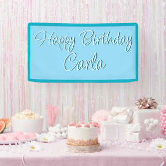 Decoración de pancartas de cumpleaños - Nombre per
