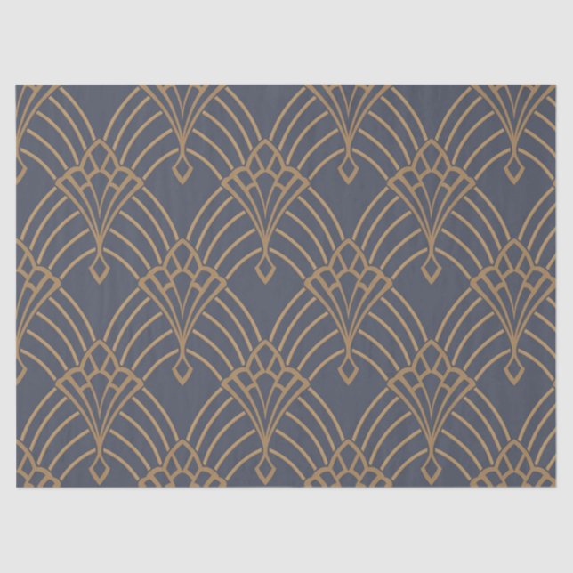 Decoración de papel de tejidos - Diseño de ventila (Anverso)