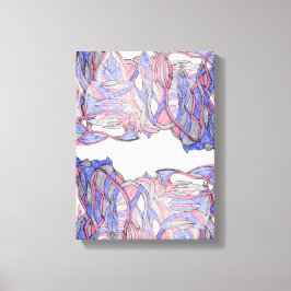 Decoración de pared abstracta geométrica de flujo 