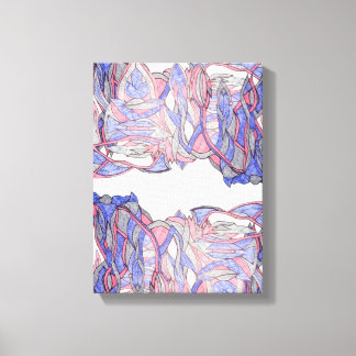 Decoración de pared abstracta geométrica de flujo 