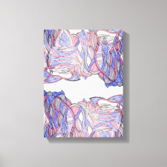 Decoración de pared abstracta geométrica de flujo  (Anverso)