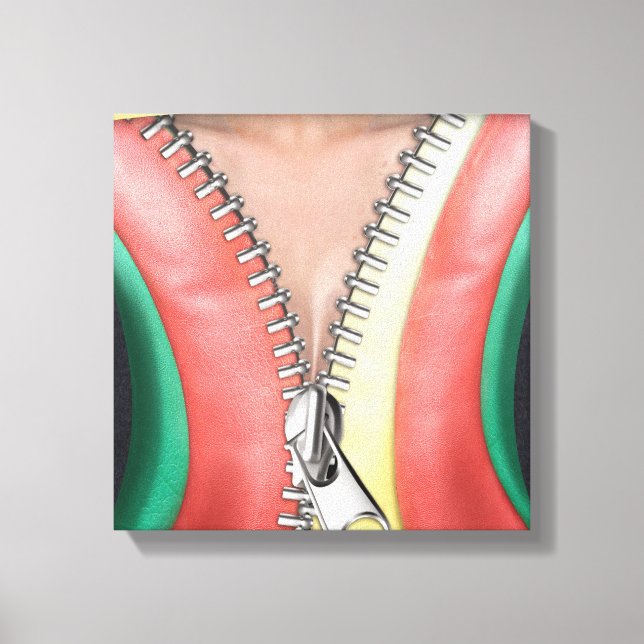 Decoración de pared con aspecto de cuero (Anverso)