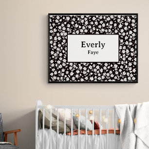 Decoración de pared con nombre personalizado Impre