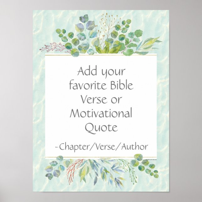 Decoración de pared con versículos bíblicos person (Frente)