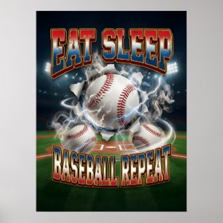 Decoración de pared de béisbol - Retro 90