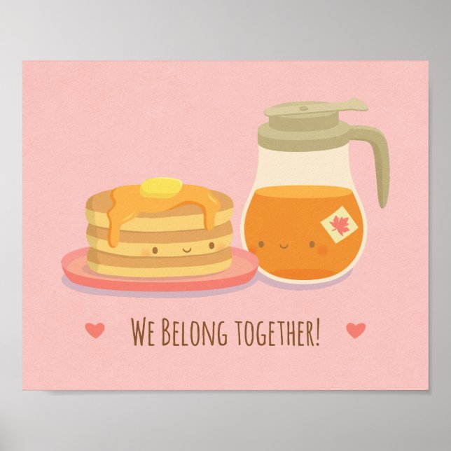 Decoración de pared de cocina con tortitas adorabl (Frente)