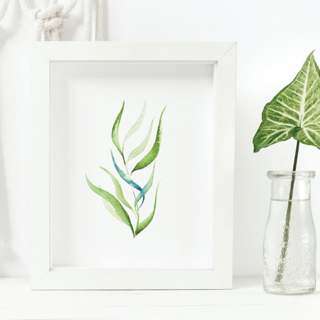 Decoración de pared de la planta de acuarela botán (botanical watercolor art by Victoria Grigaliunas of Do Tell A Belle)