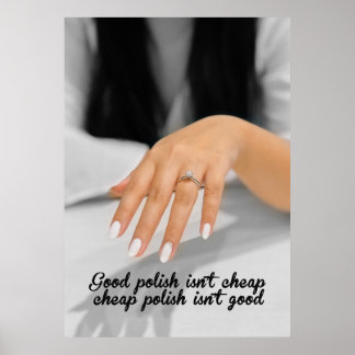 Decoración de pared de manicura y belleza moderna