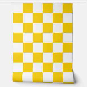 Decoración de pared de verificación de color blanc