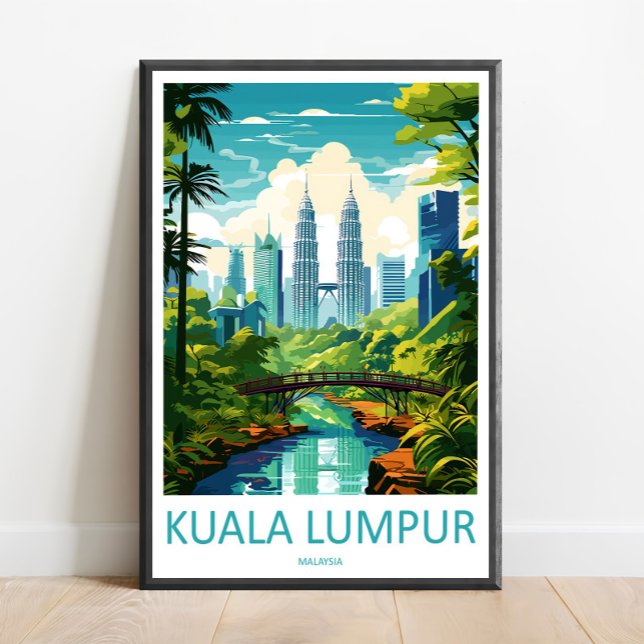 Decoración de pared de viaje de Kuala Lumpur Impre (Subido por el creador)