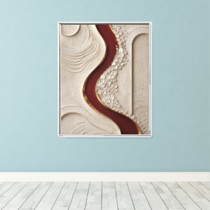 Decoración de pared orgánica moderna de color burd