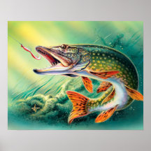 Decoración de paredes de la Casa de Pescado Vintag