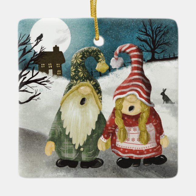 Decoración de parejas de Navidades Gonk (Anverso)