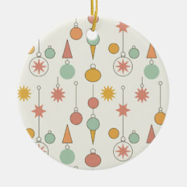 Decoración de patrón geométrico pastel modernista