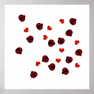 decoración de patrones de ladybugs