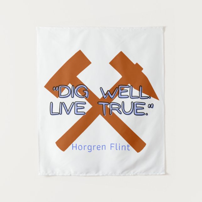 Decoración de piedra de tierra - Pequeño Tapiz (Anverso)