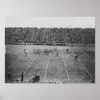 Decoración de Poster de estadio de fútbol de época