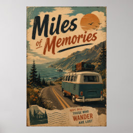 Decoración de recuerdos de viaje por carretera cos