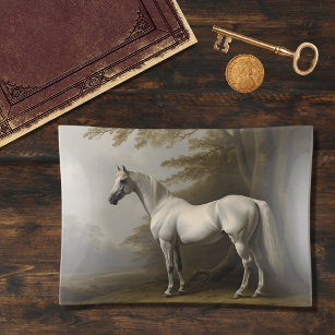 Decoración de retrato de caballos ecuestres vintag