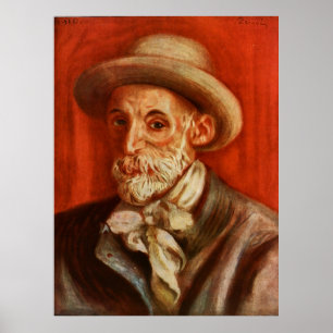 Decoración de retrato propio de Renoir de Academia