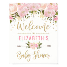 Decoración de signos de bienvenida de Baby Shower