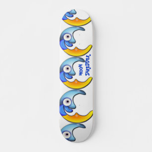 Decoración de skateboard "Moon Shredder", un Perso