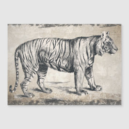 Decoración de tigres de vida silvestre