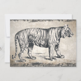 Decoración de tigres de vida silvestre
